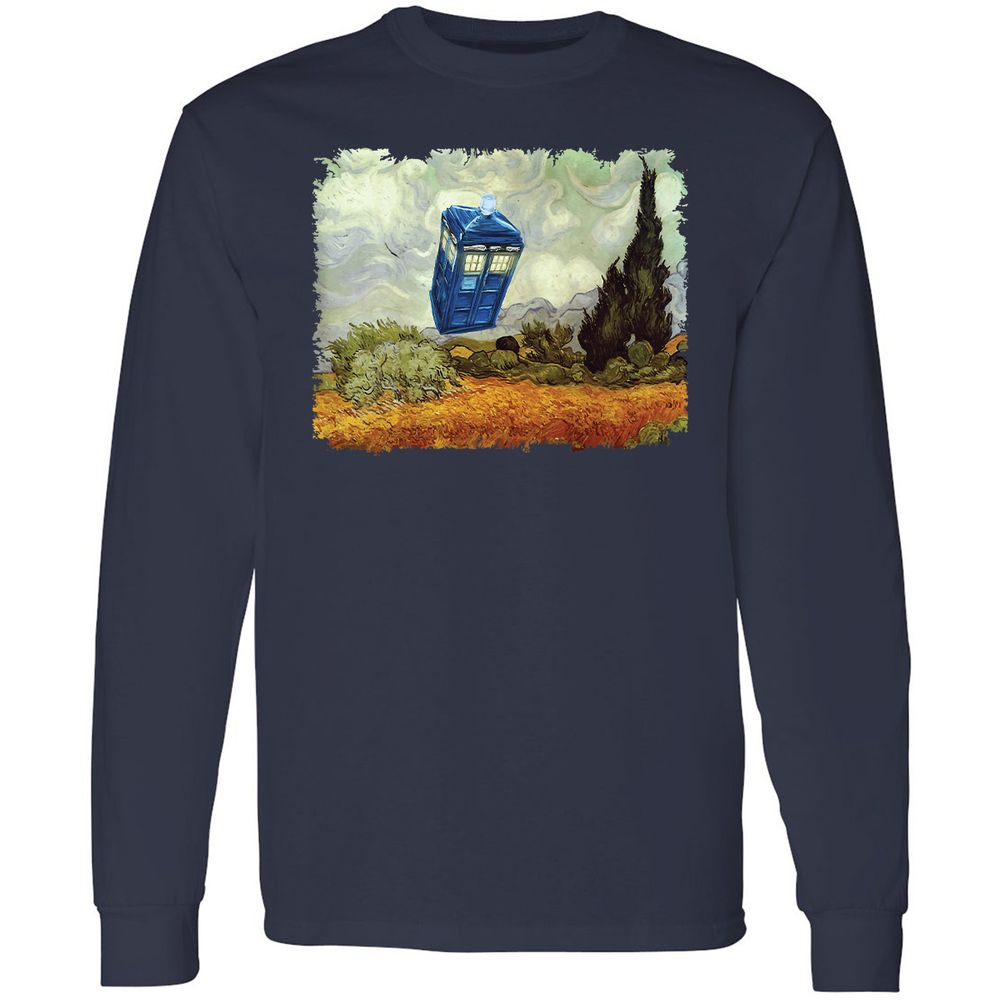 Long Sleeve T-Shirt - 7TY81HWU - Navy - 2