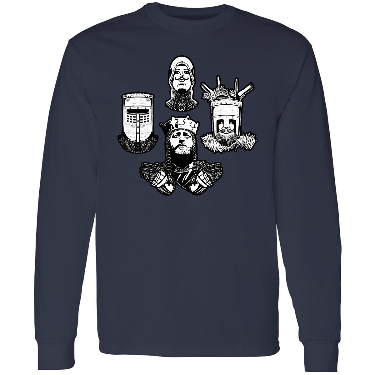 Long Sleeve T-Shirt - QPP17699 - Navy - 2