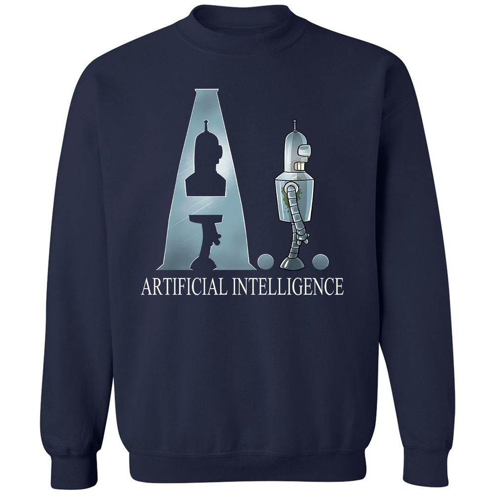 Classic Unisex Sweatshirt - A6AKZJAV - Navy - 2