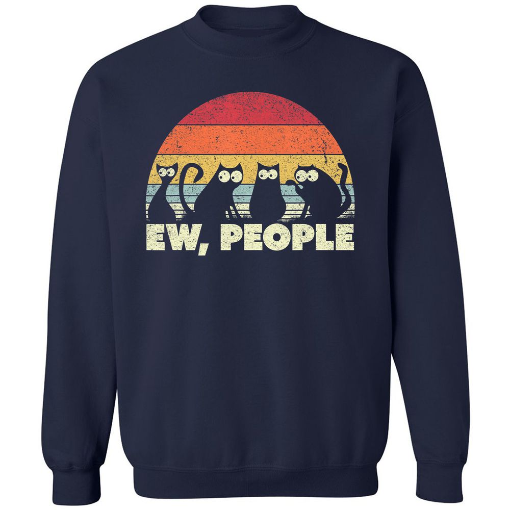 Classic Unisex Sweatshirt - SJK6YMES - Navy - 2