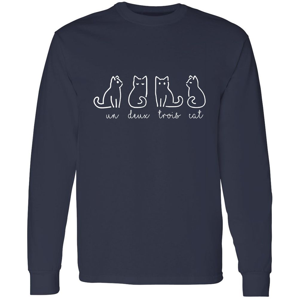 Long Sleeve T-Shirt - PR38D4M1 - Navy - 2