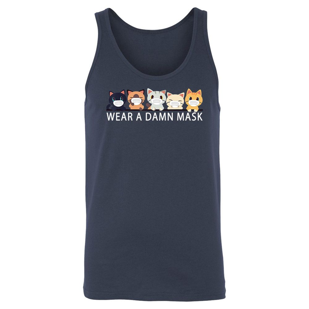 Unisex Jersey Tank - LMJFCQ7L - Navy - 2