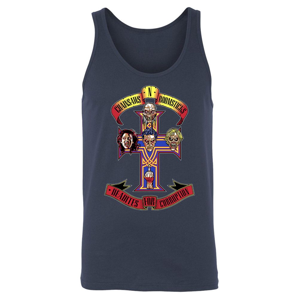 Unisex Jersey Tank - DQZARM8G - Navy - 2