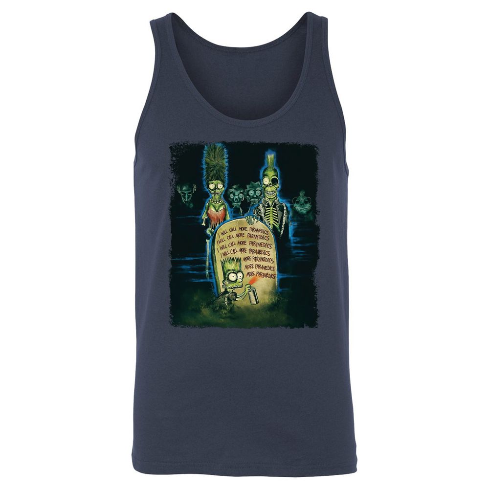 Unisex Jersey Tank - 4VD4MBH1 - Navy - 2
