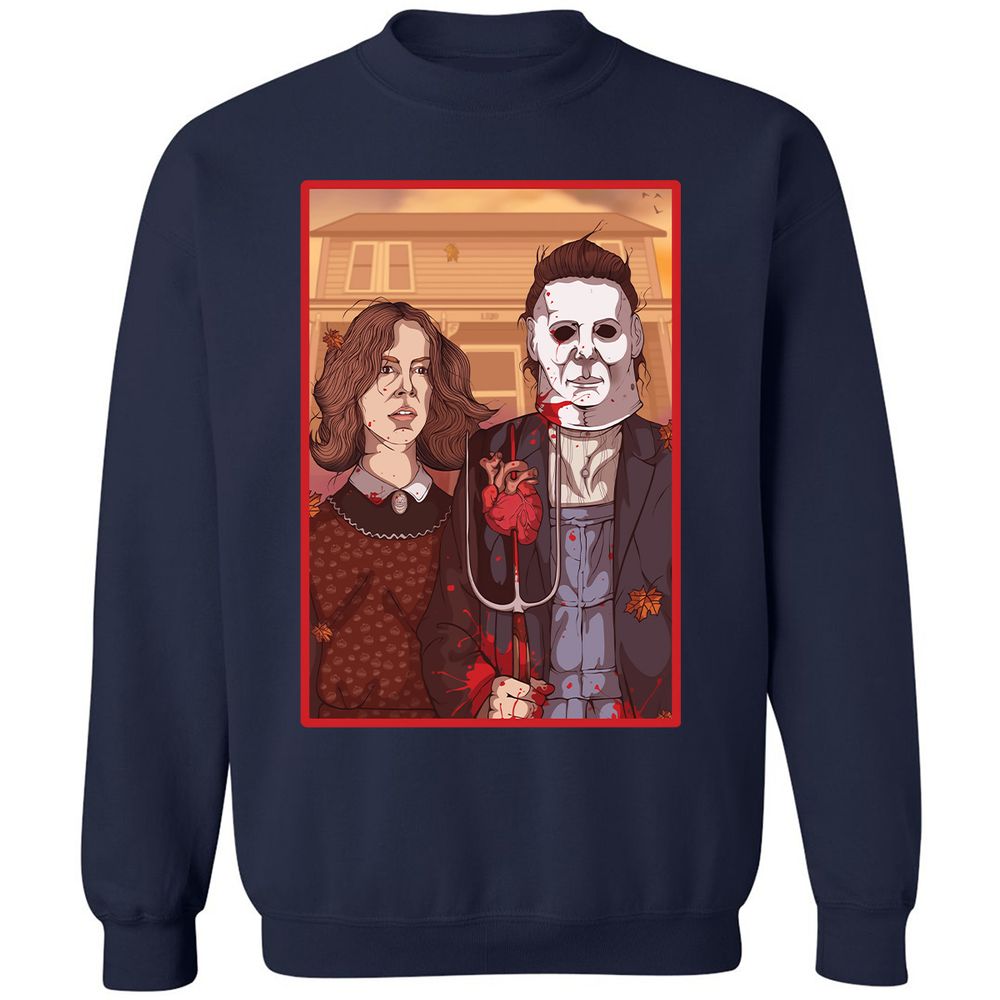 Classic Unisex Sweatshirt - 67XP9694 - Navy - 2