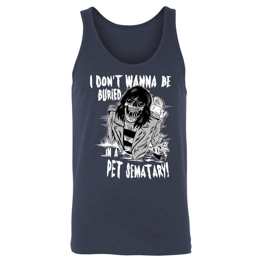Unisex Jersey Tank - RDJBSCDB - Navy - 2