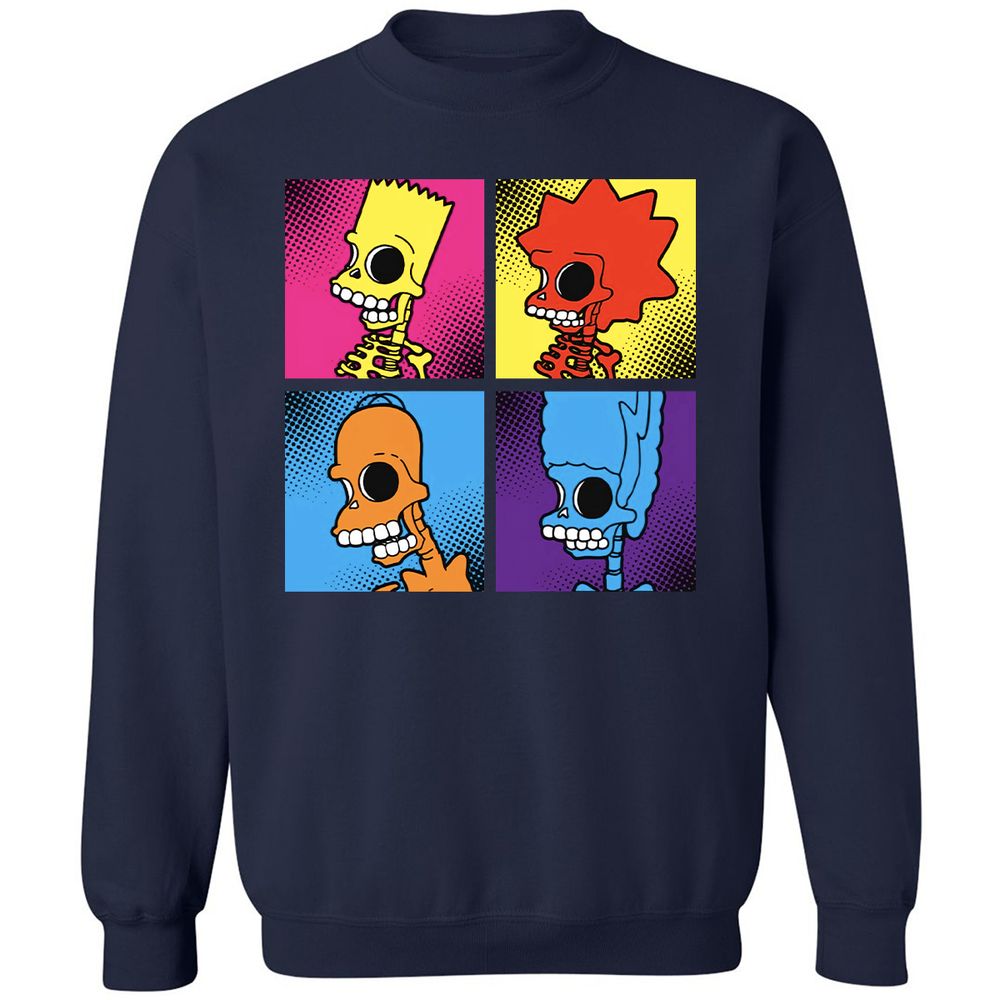 Classic Unisex Sweatshirt - SK8JE86K - Navy - 2