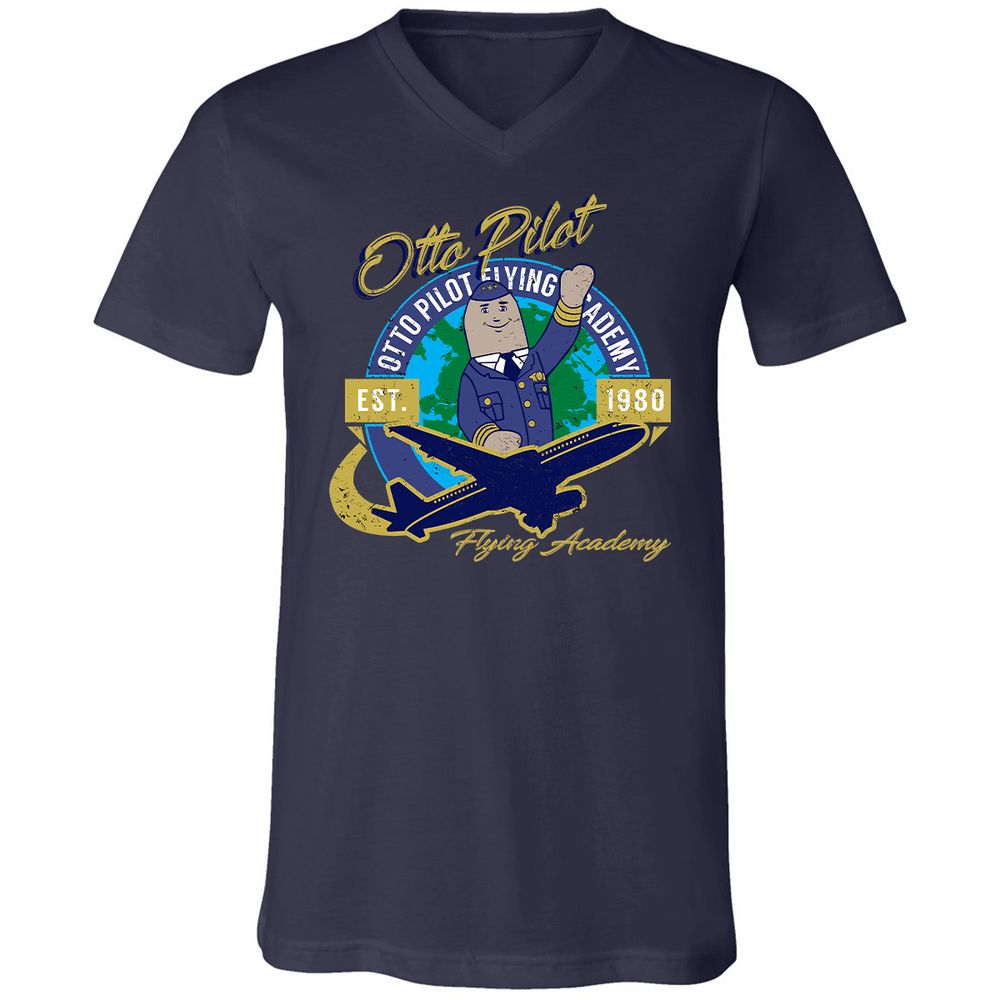 Unisex V-Neck T-Shirt - SV6BBU42 - Navy - 2