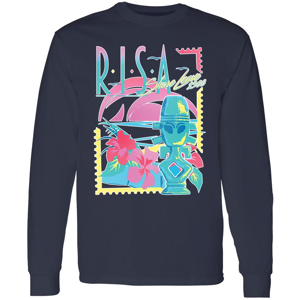 Long Sleeve T-Shirt - 7A6SMA9F - Navy - 2