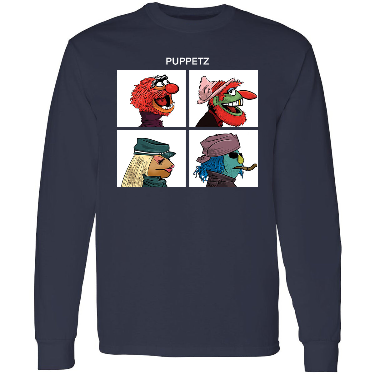 Long Sleeve T-Shirt - TEYAJW7Q - Navy - 2