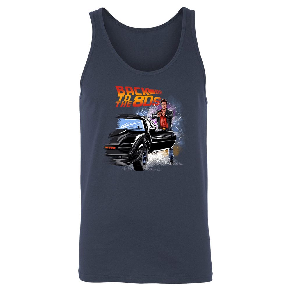 Unisex Jersey Tank - SERWN3GD - Navy - 2