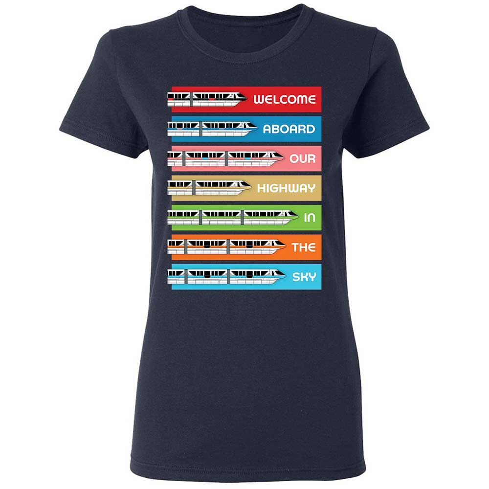 Women's T-Shirt - Black - Navy - 2