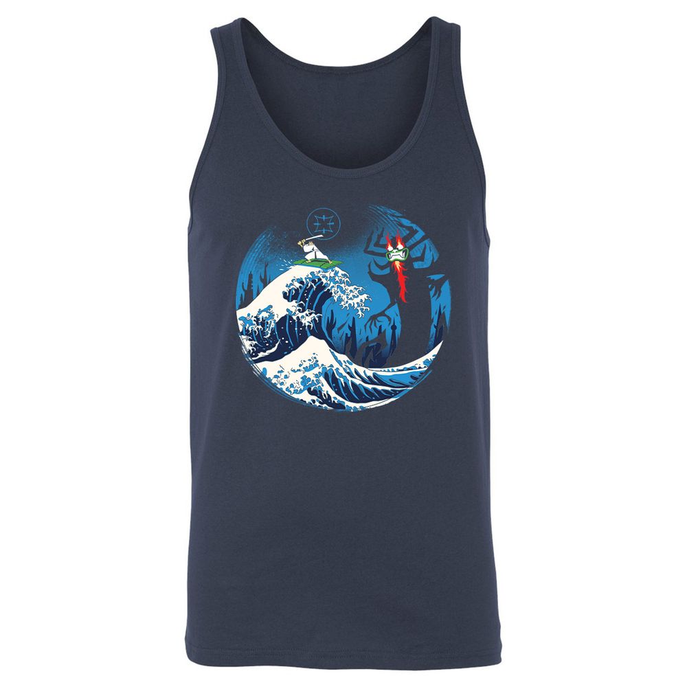 Unisex Jersey Tank - Q3N3YMNN - Navy - 2