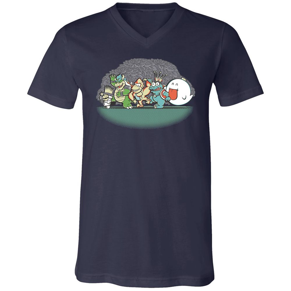 Unisex V-Neck T-Shirt - BPBL3LU5 - Navy - 2
