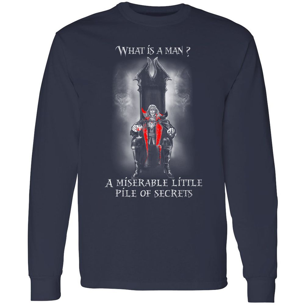 Long Sleeve T-Shirt - 41H9CD9K - Navy - 2