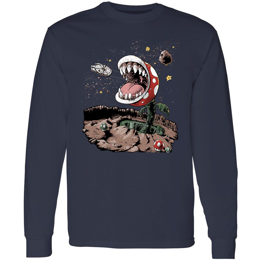 Long Sleeve T-Shirt - H5ALF679 - Navy - 2