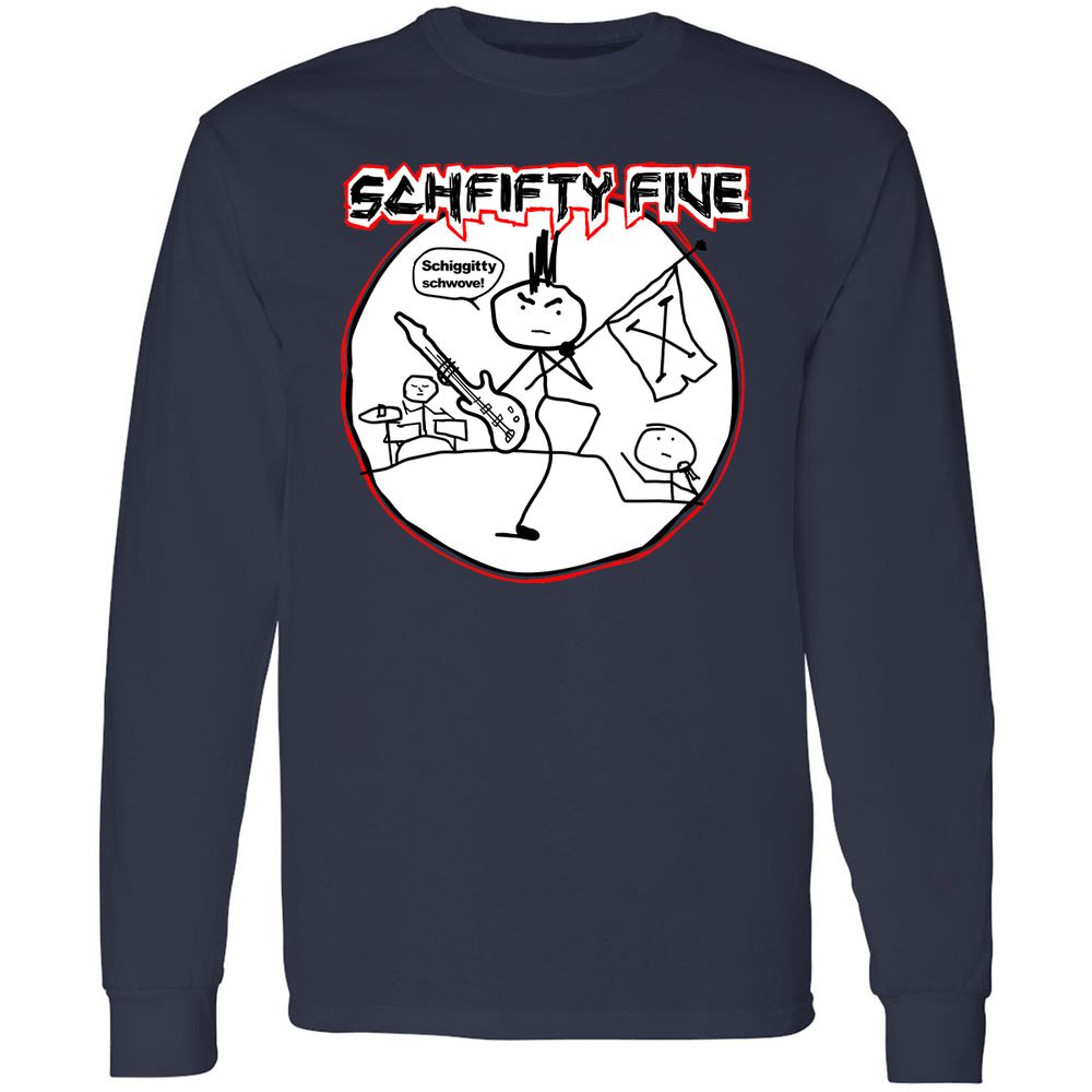 Long Sleeve T-Shirt - 1CRH54H9 - Navy - 2