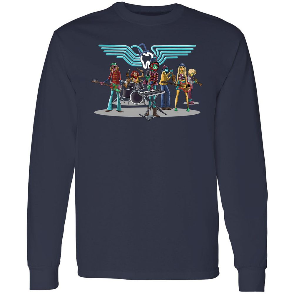 Long Sleeve T-Shirt - F1ZGCY2D - Navy - 2