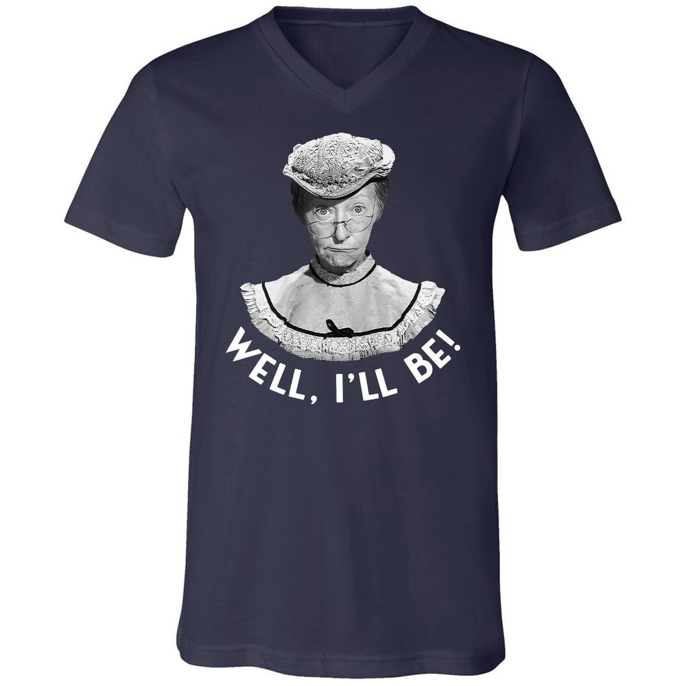 Unisex V-Neck T-Shirt - KS76C2NG - Navy - 2
