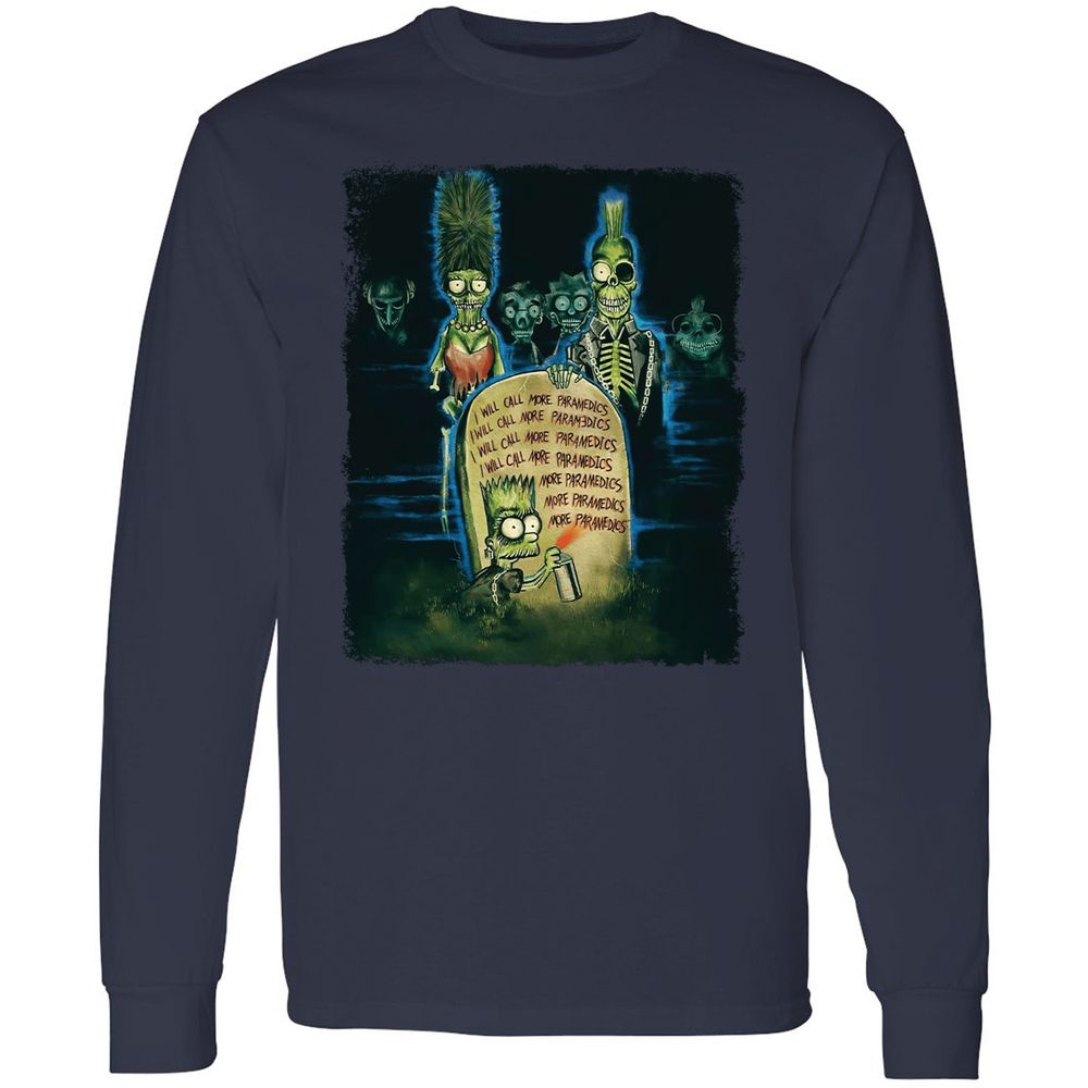 Long Sleeve T-Shirt - Y1N2NKVE - Navy - 2
