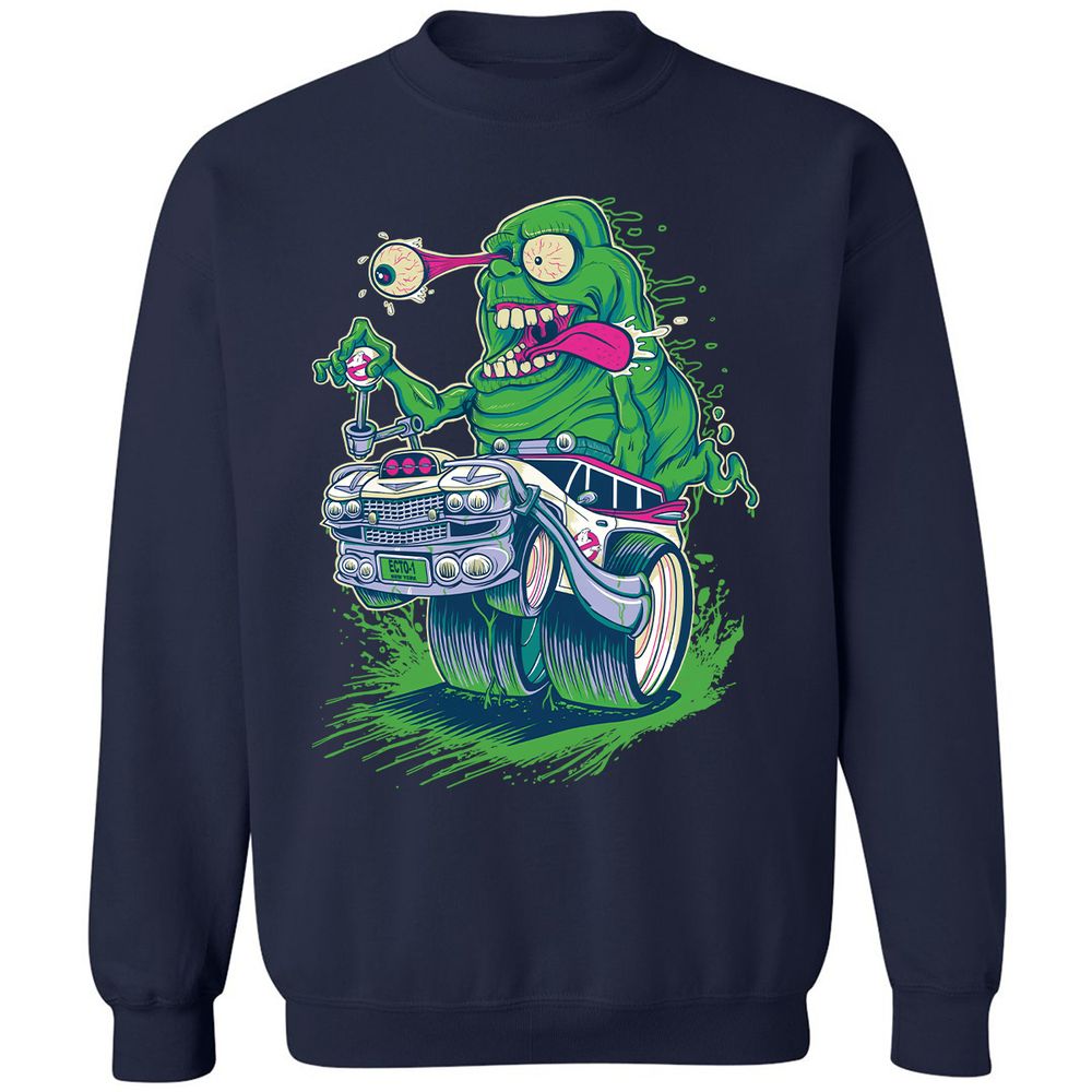 Classic Unisex Sweatshirt - 1W9BYUCW - Navy - 2