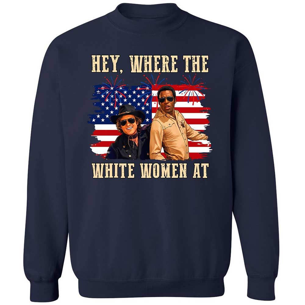 Hey Where The White At - Navy - 2