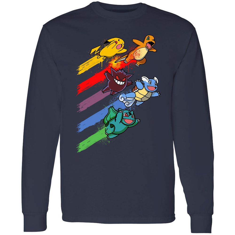 Long Sleeve T-Shirt - KMN5JGQ4 - Navy - 2