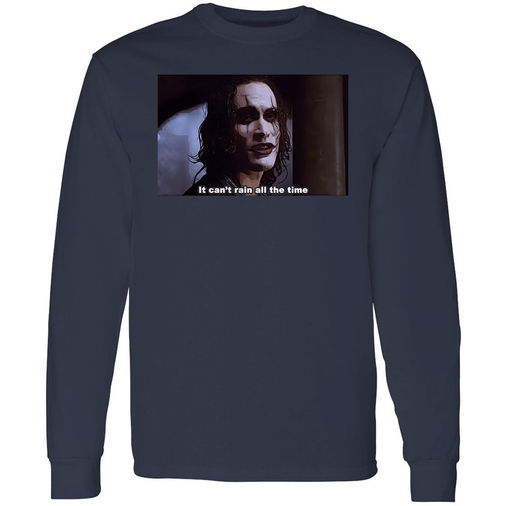 Long Sleeve T-Shirt - UQ347RTU - Navy - 2