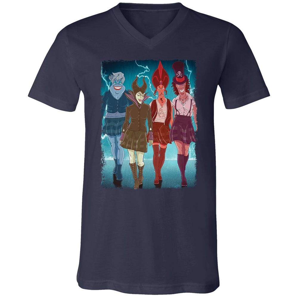 Unisex V-Neck T-Shirt - PQ5Y4NL1 - Navy - 2