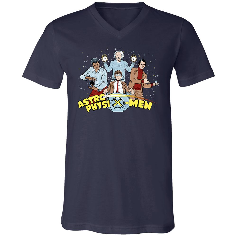 Unisex V-Neck T-Shirt - BLZH126V - Navy - 2