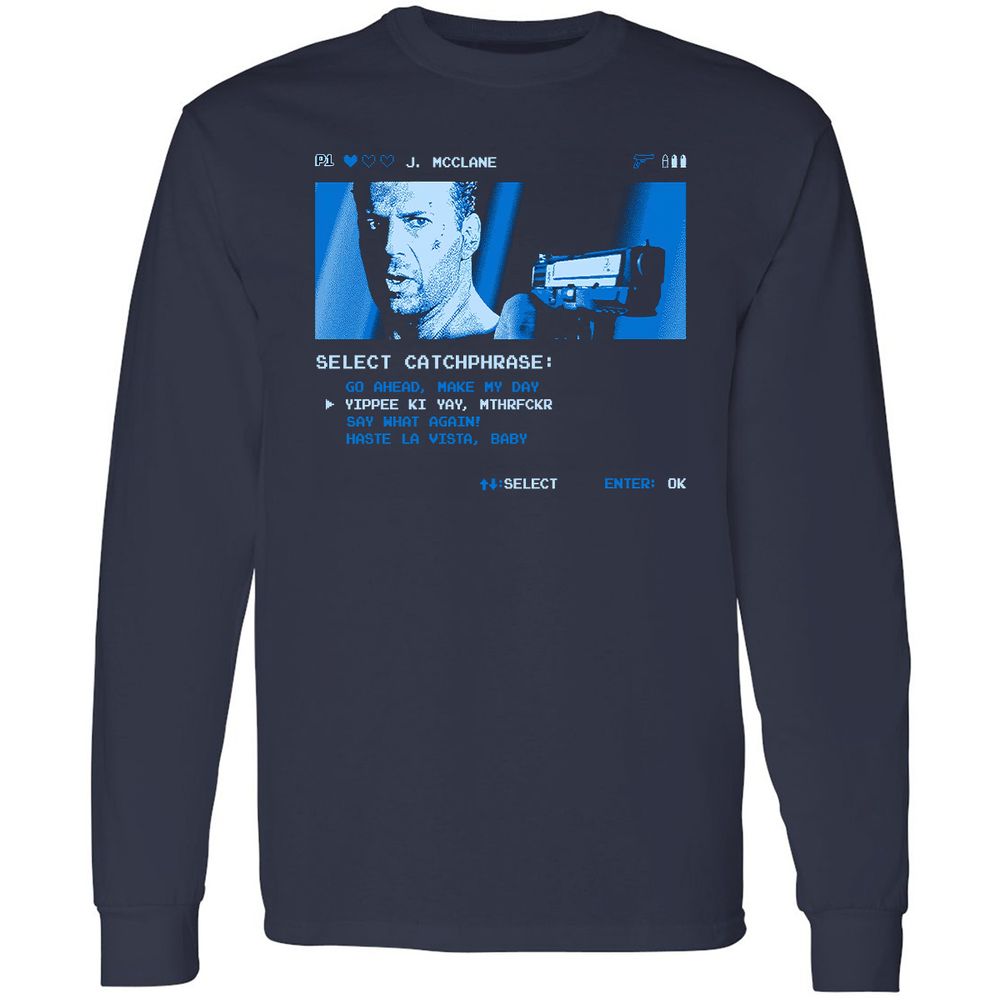 Long Sleeve T-Shirt - K72XDH96 - Navy - 2