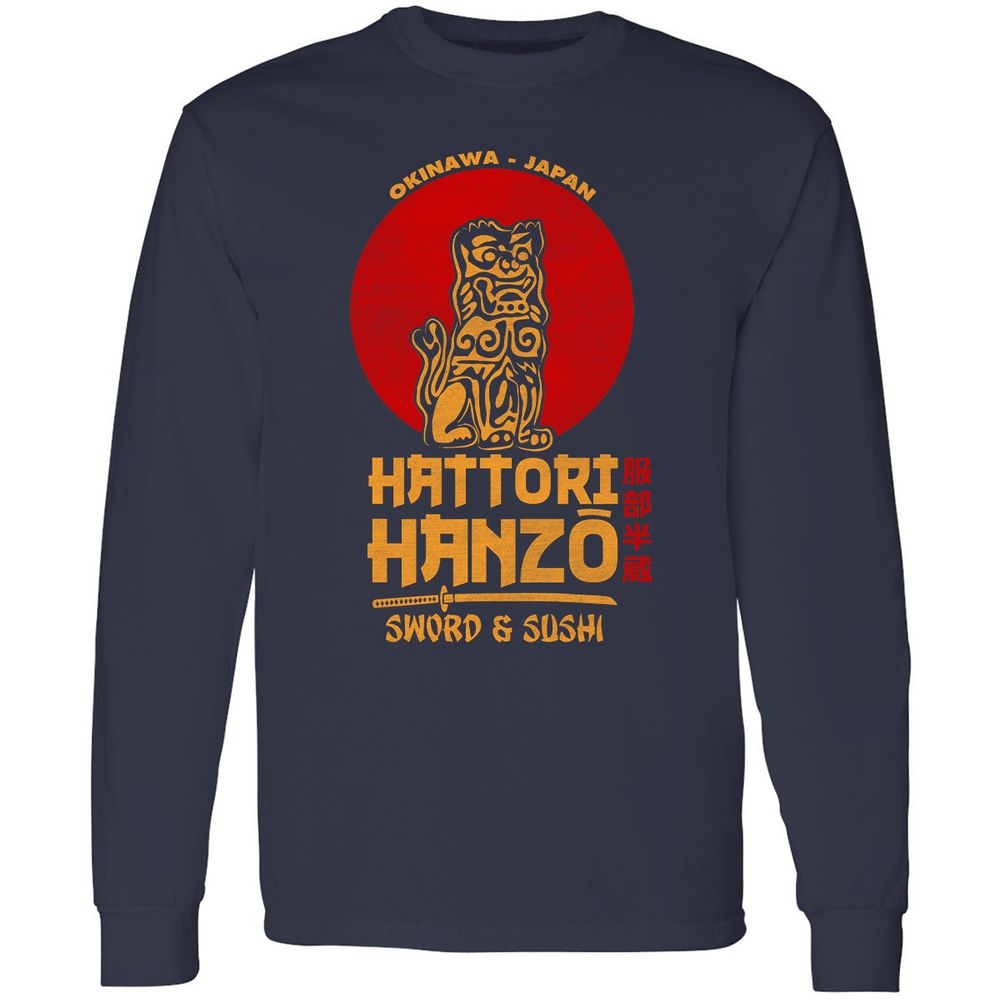 Long Sleeve T-Shirt - HA2BABVN - Navy - 2