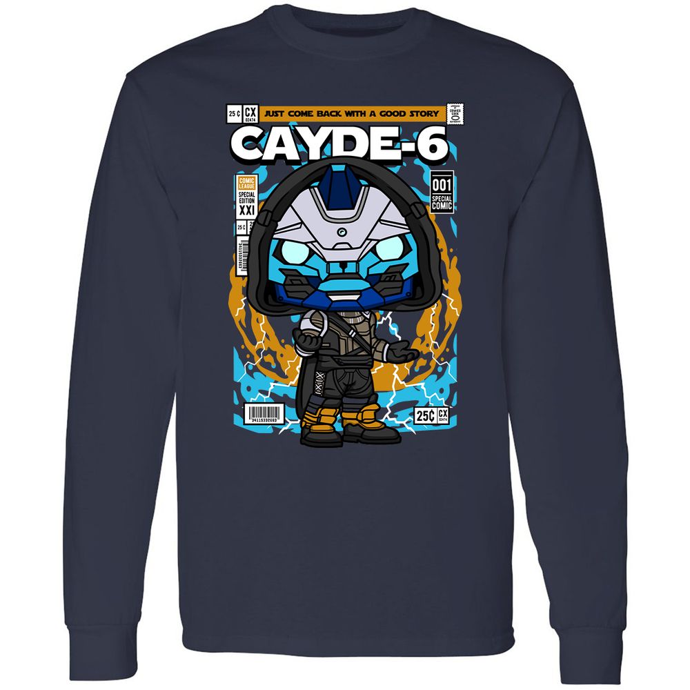 Long Sleeve T-Shirt - 84EP2FNF - Navy - 2