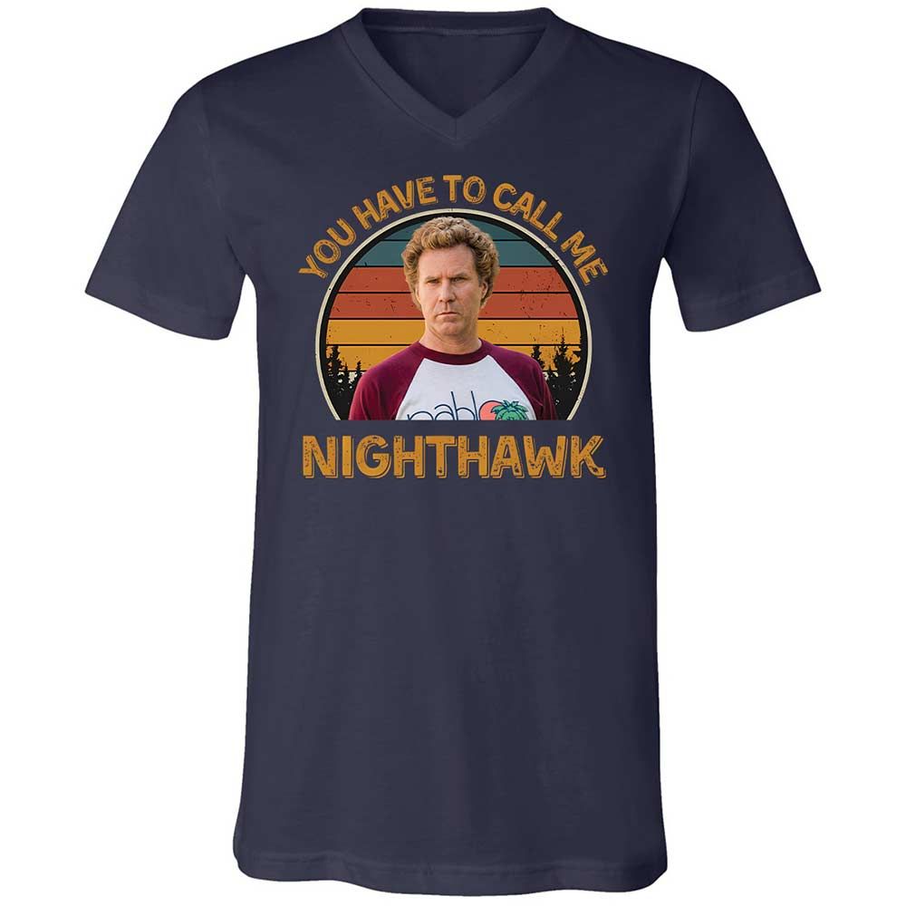 Unisex V-Neck T-Shirt - 5LLUJCVG - Navy - 2
