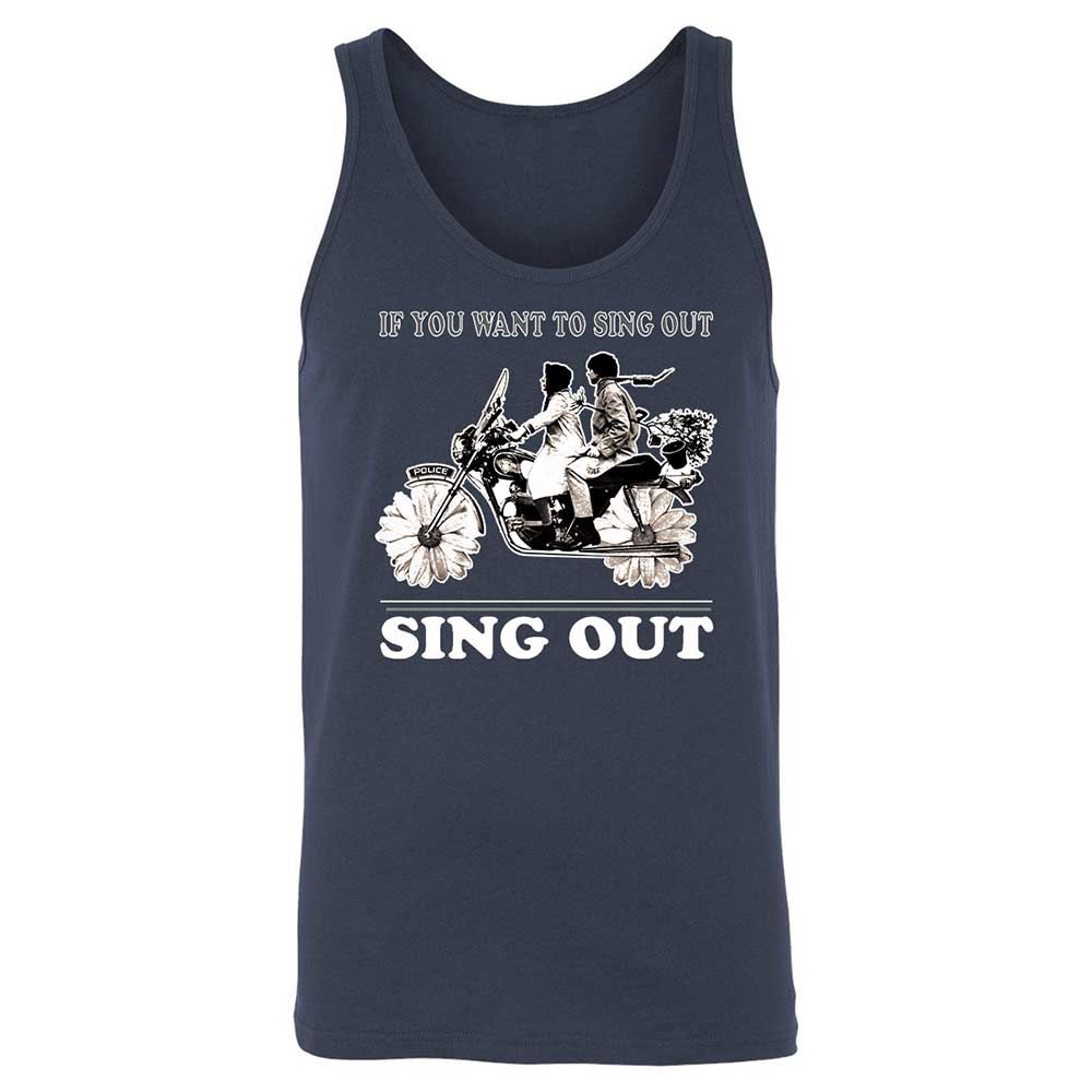If you want to sing out, sing out - Navy - 2