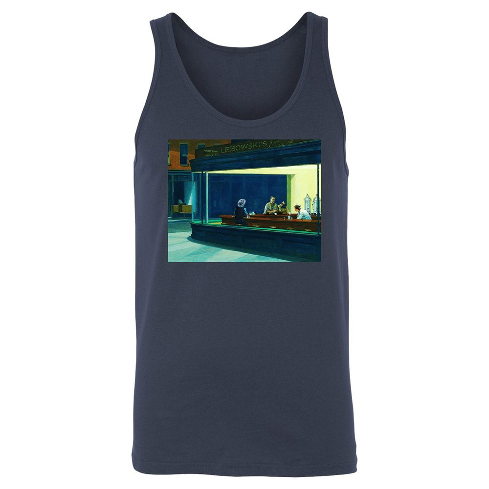 Unisex Jersey Tank - 5YNC74PM - Navy - 2