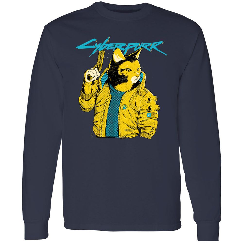 Long Sleeve T-Shirt - HF664LDU - Navy - 2