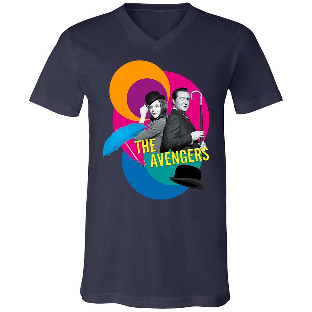 Unisex V-Neck T-Shirt - ZZ2HD8V6 - Navy - 2