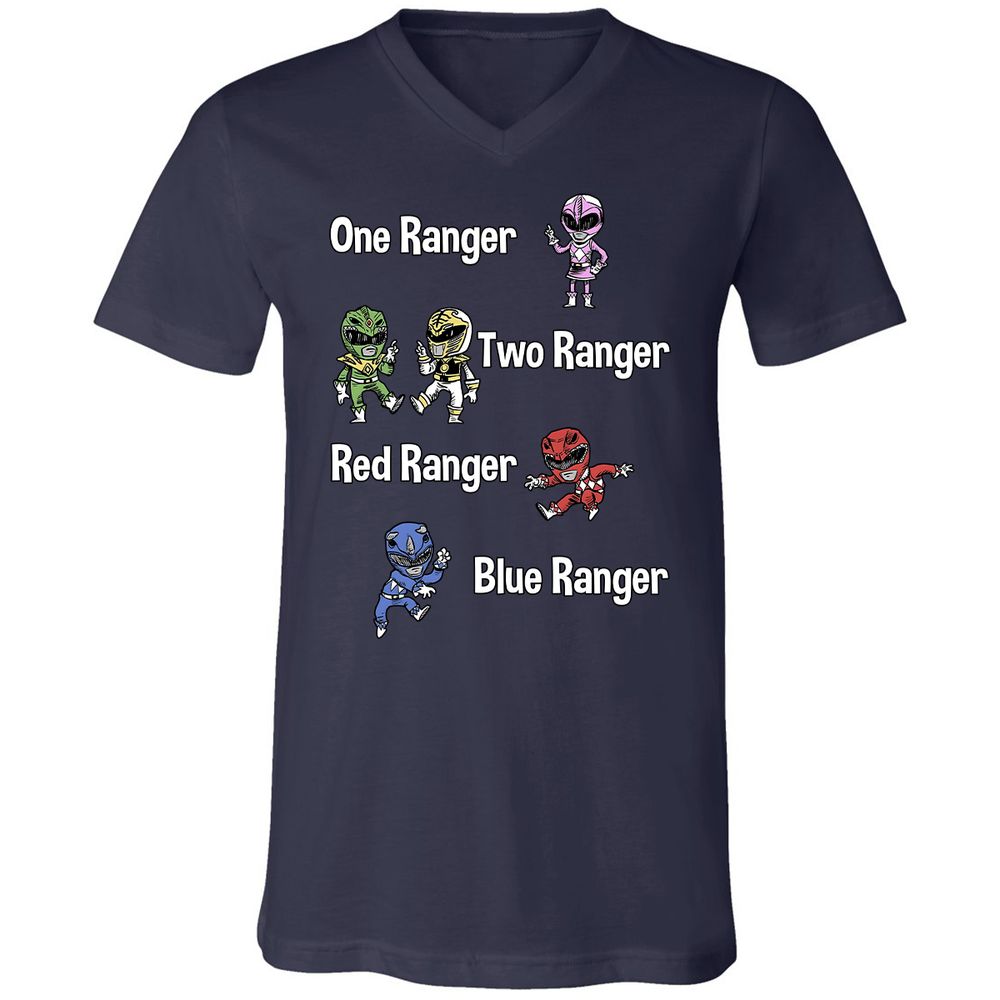 Unisex V-Neck T-Shirt - 72DADQ3Y - Navy - 2