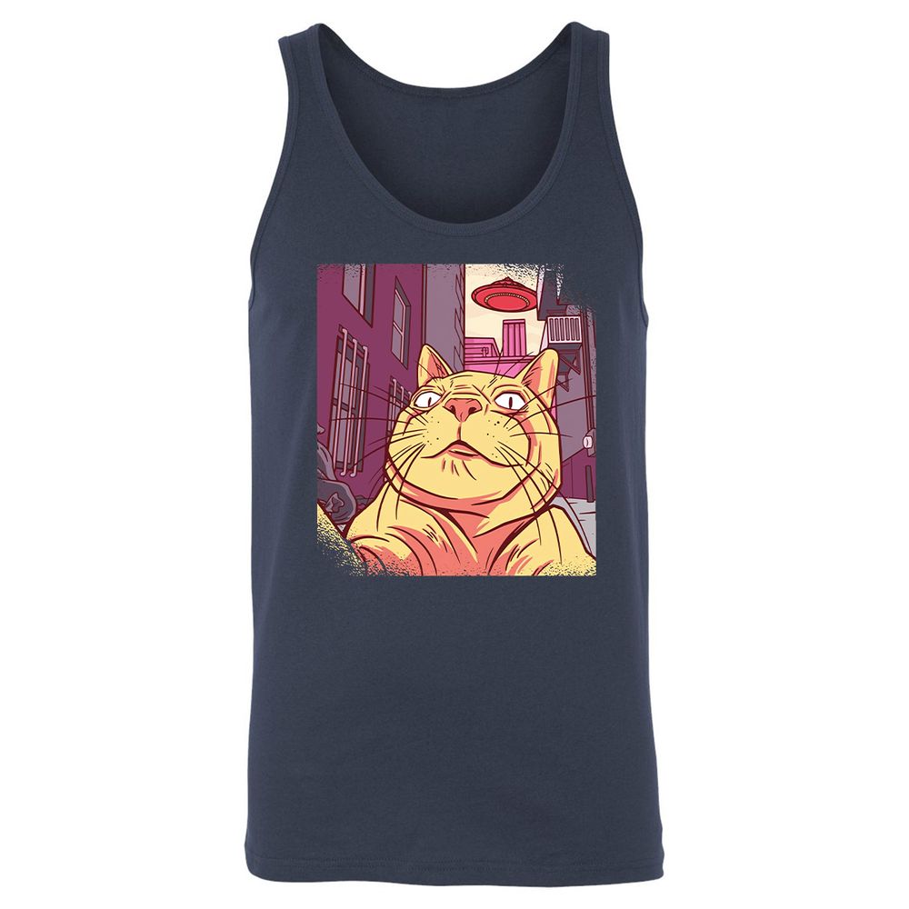 Unisex Jersey Tank - 3QUEBYNK - Navy - 2