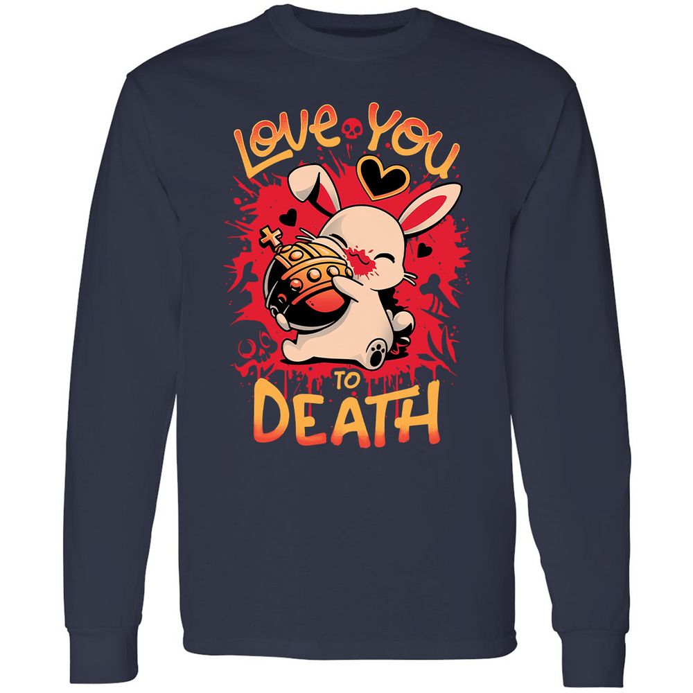 Long Sleeve T-Shirt - 1X7NL3FJ - Navy - 2