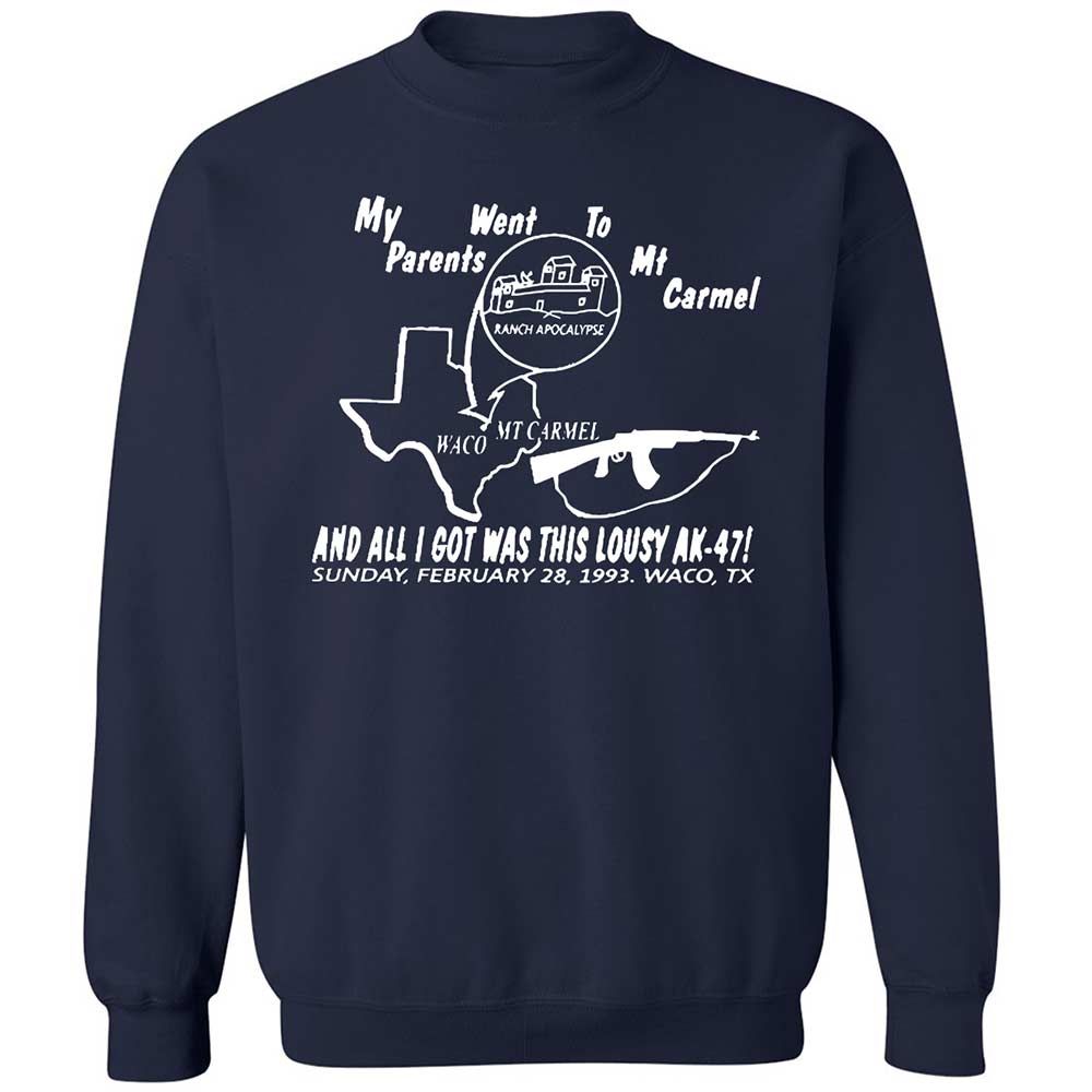 Classic Unisex Sweatshirt - 3QH8FA7H - Navy - 2