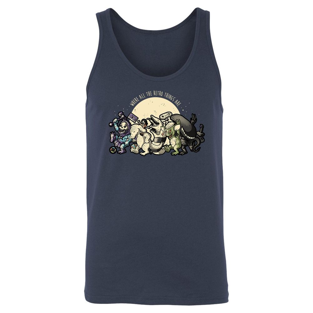 Unisex Jersey Tank - 6Q5TZUXF - Navy - 2