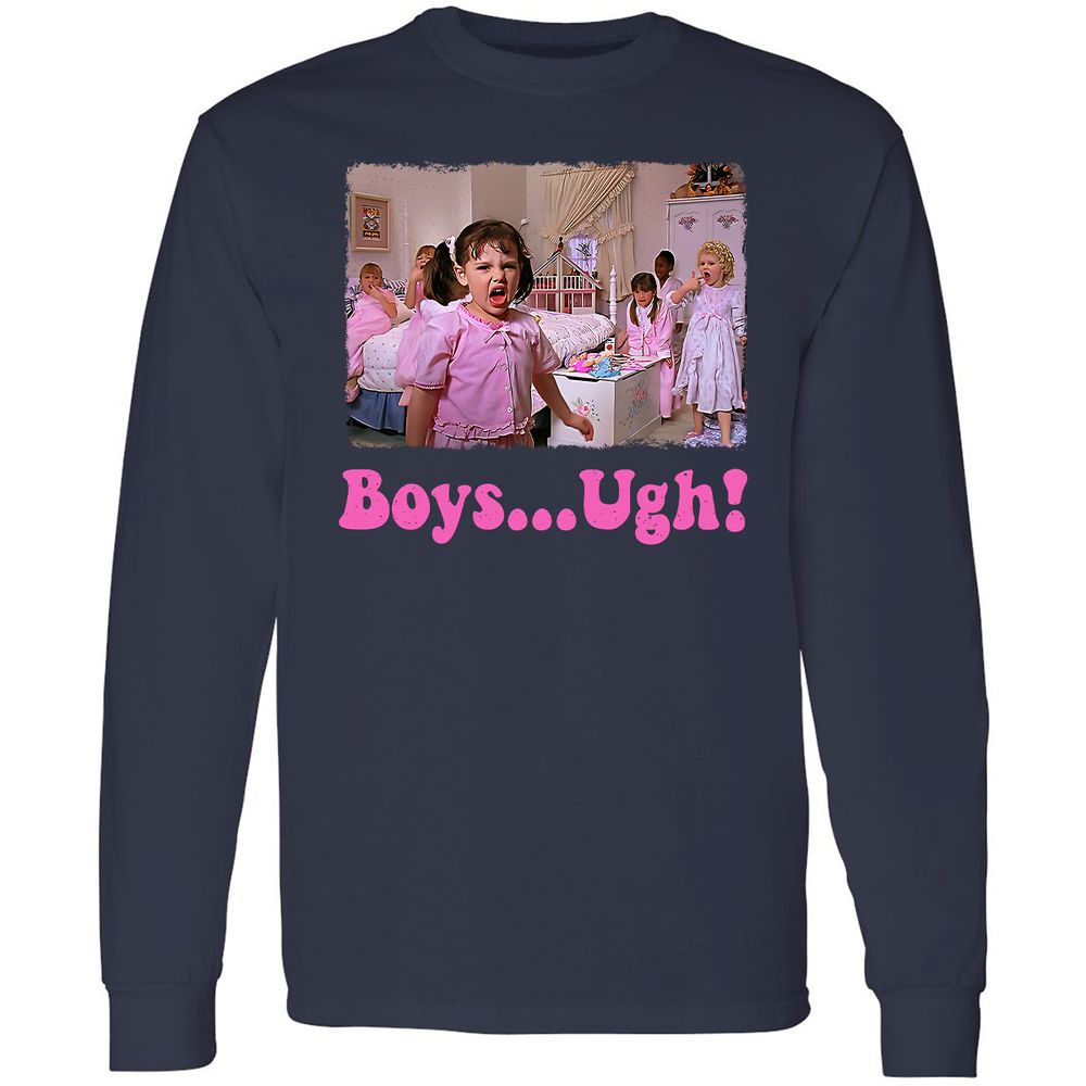 Long Sleeve T-Shirt - WVK4ZERS - Navy - 2