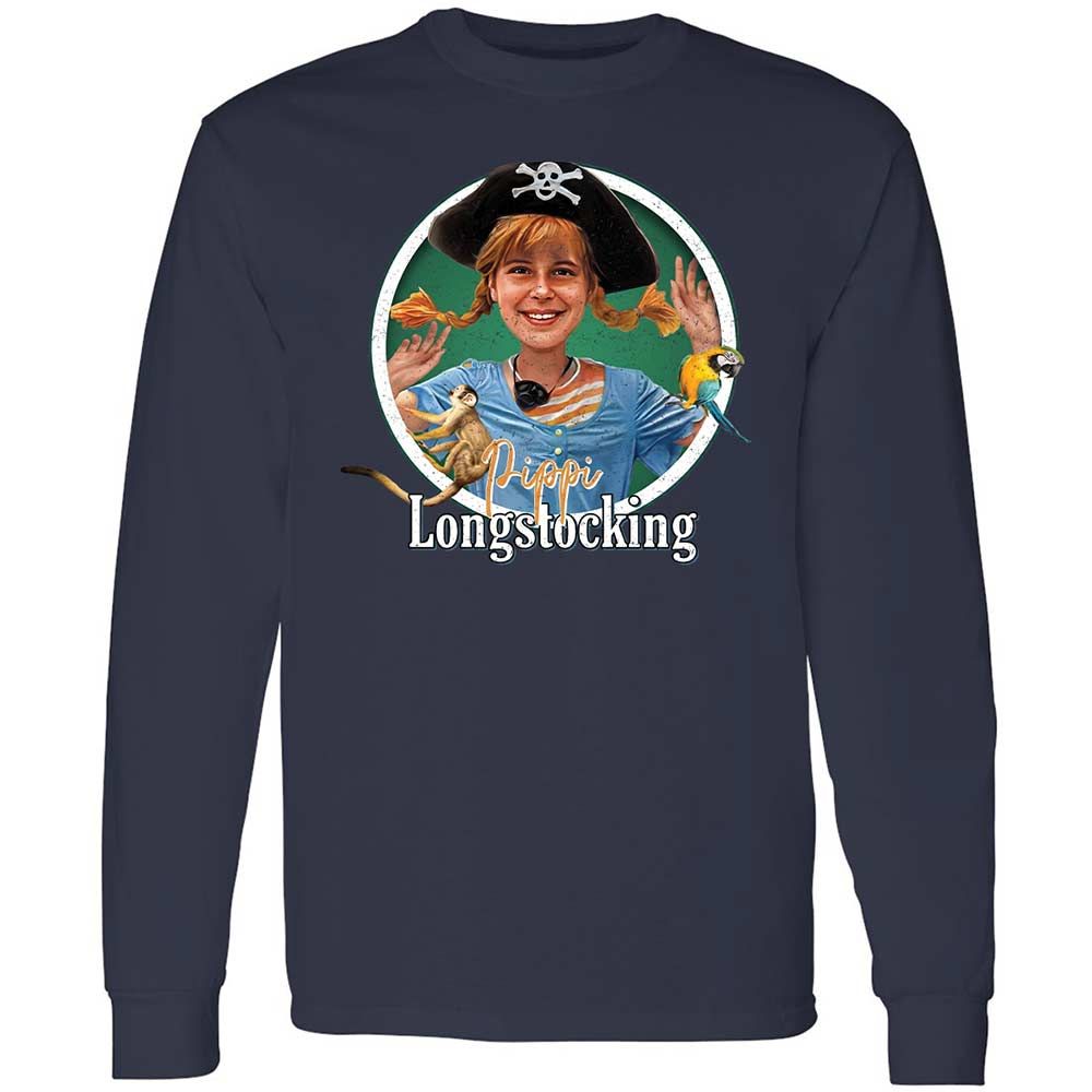 Long Sleeve T-Shirt - QUQ1PT24 - Navy - 2