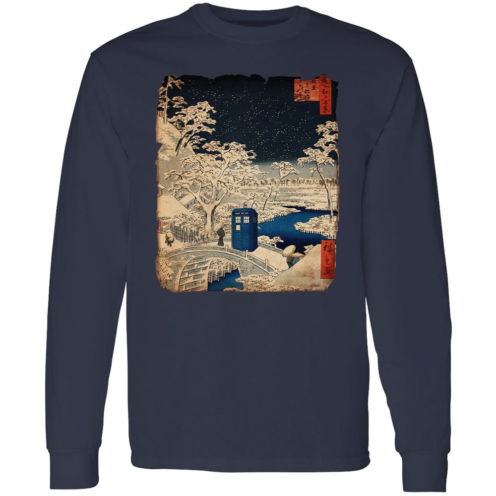 Long Sleeve T-Shirt - G4LP5BSZ - Navy - 2