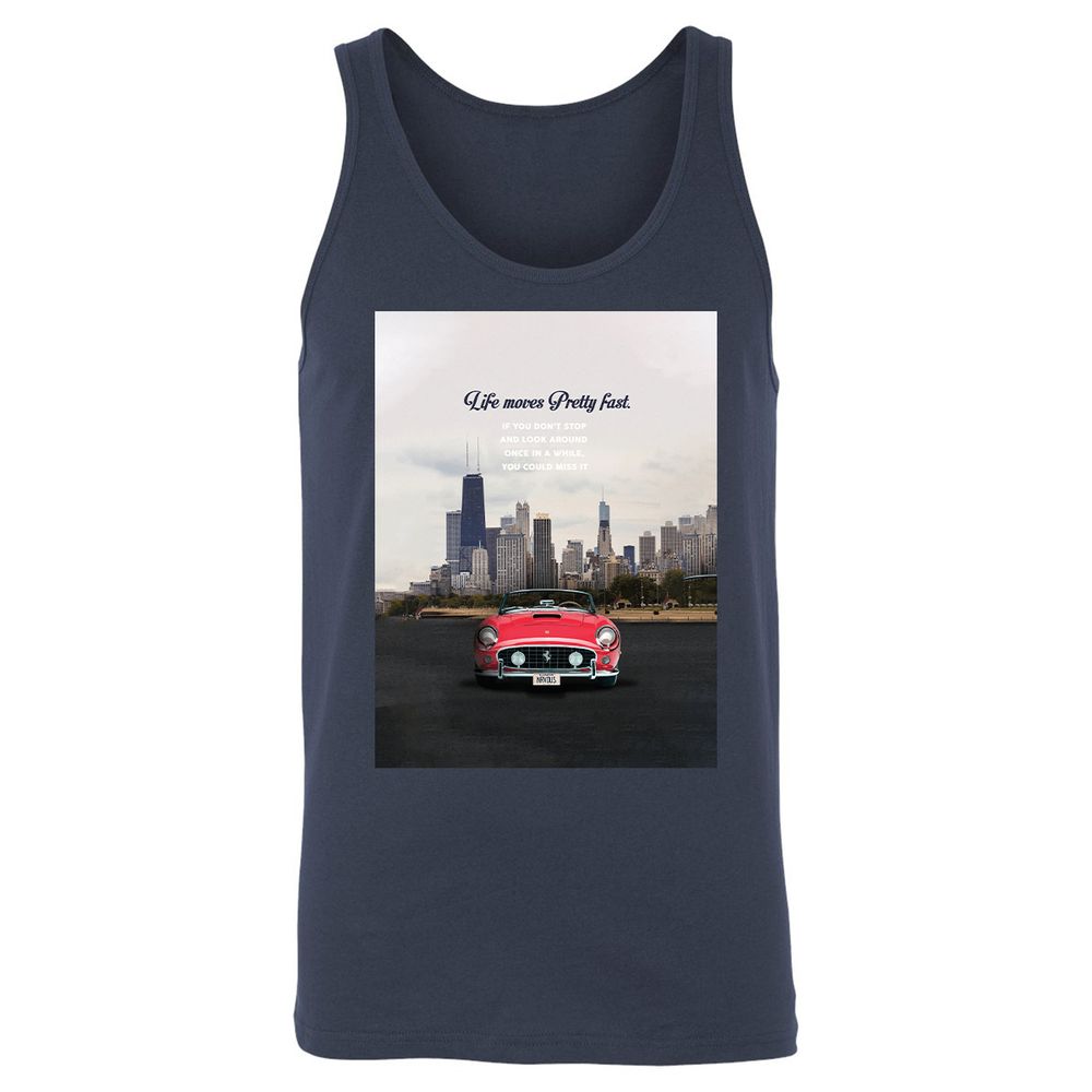 Unisex Jersey Tank - 465ZK571 - Navy - 2