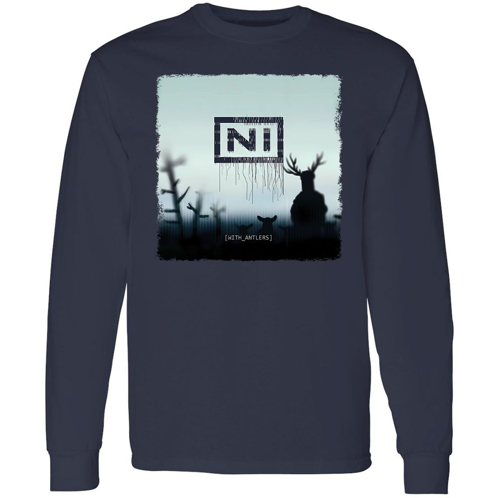 Long Sleeve T-Shirt - VUP1Y71Q - Navy - 2