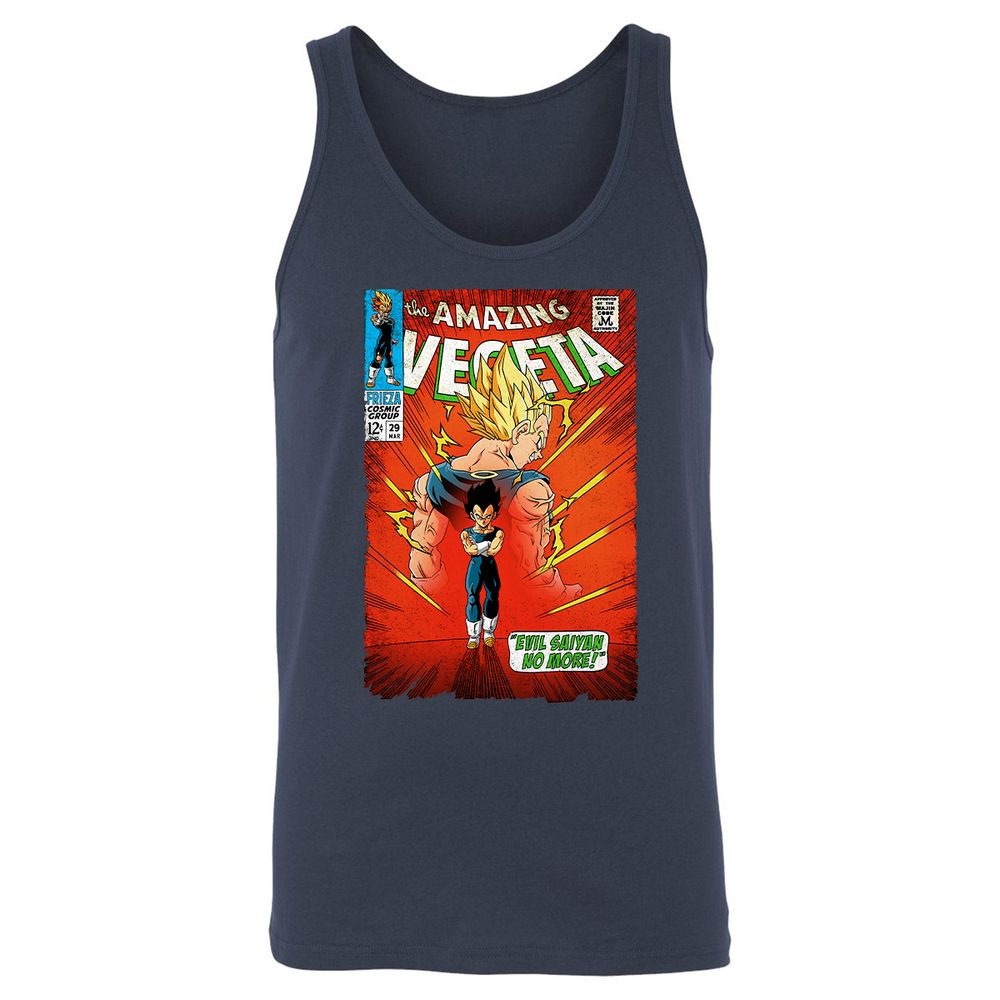 Unisex Jersey Tank - W6UNK4HK - Navy - 2