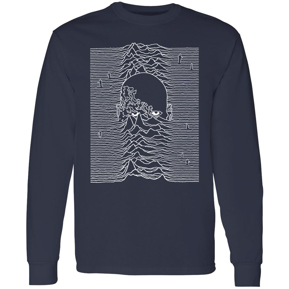 Long Sleeve T-Shirt - 5KRPSV7P - Navy - 2